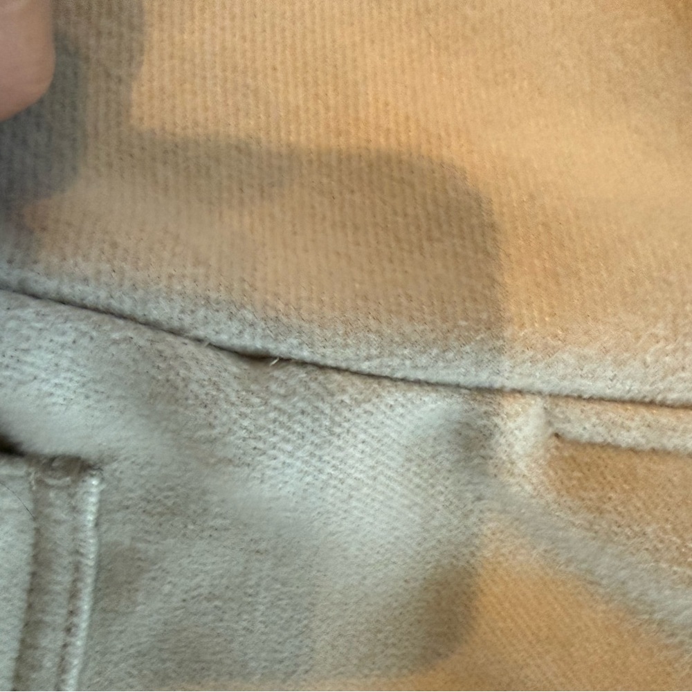 Cream Button-Up Shirt Jacket - Picture 5 of 6